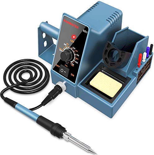 HANMATEK Durable Soldering Station,392℉-896℉ Smart Temperature Control 6 Seconds Rapid Heating Safety Certified