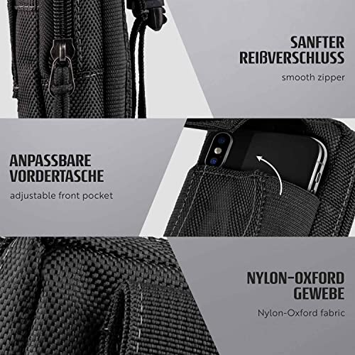 Sac banane en nylon noir de haute qualité ONEFLOW Moto E4
