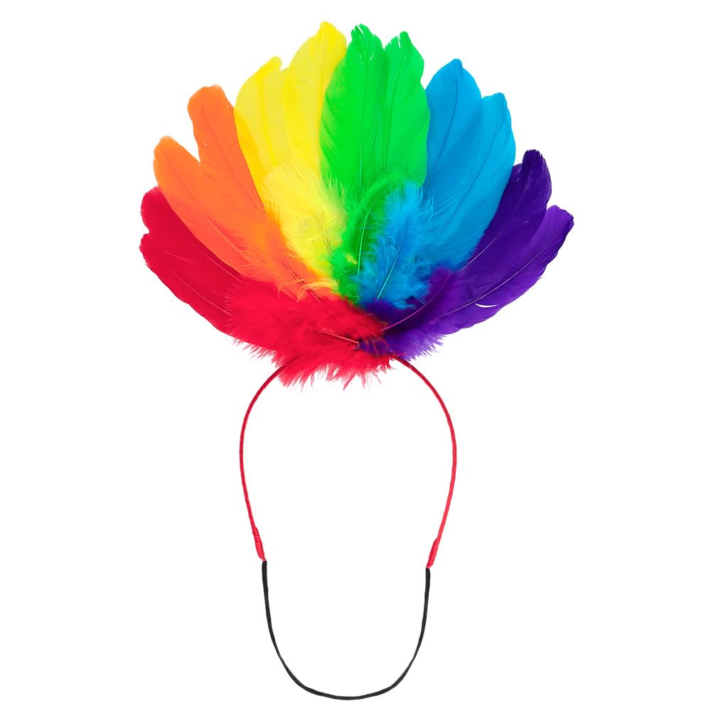 Boland 44636 Rainbow Tiara Pride, Progress, LGBTQ Headpiece, Costume Accessory for CSD, Carnival and Theme Party