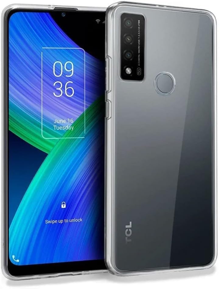 Cool Silicone Case for TCL 20R 5G (Transparent)