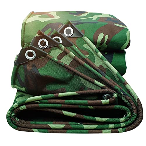 Bâche de camouflage imperméable épaisse avec œillets pour camping - 2