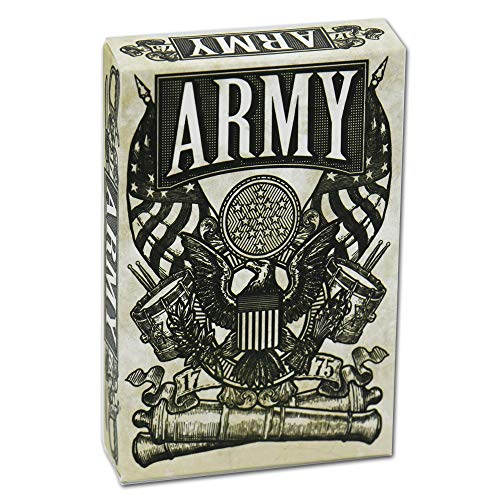 Official Army Playing Cards, Collectors Set, Hand Illustrated Poker Cards, Limited Edition by Kings Wild
