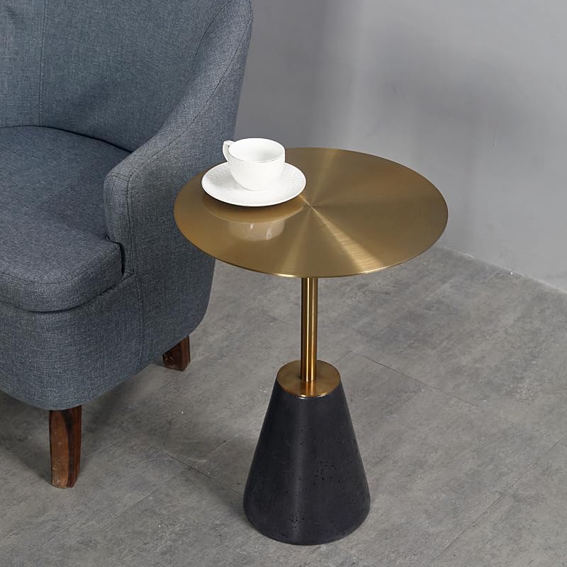 Sofa Home Small Apartment Table Round Stylish Cement Side Table Simple Creative Small Size Coffee Table Sofas for Living Room