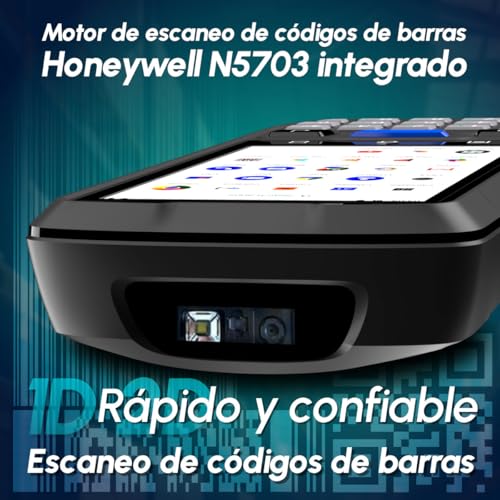 Image of Rayoungtek Android Barcode Scanner Built-in HW N5703 1D /2D /QR Scan Engine, NFC Reader, Rugged Android 12 4G WiFi Wireless Handheld Moible Computer PDA Data Terminal with Charge Dock