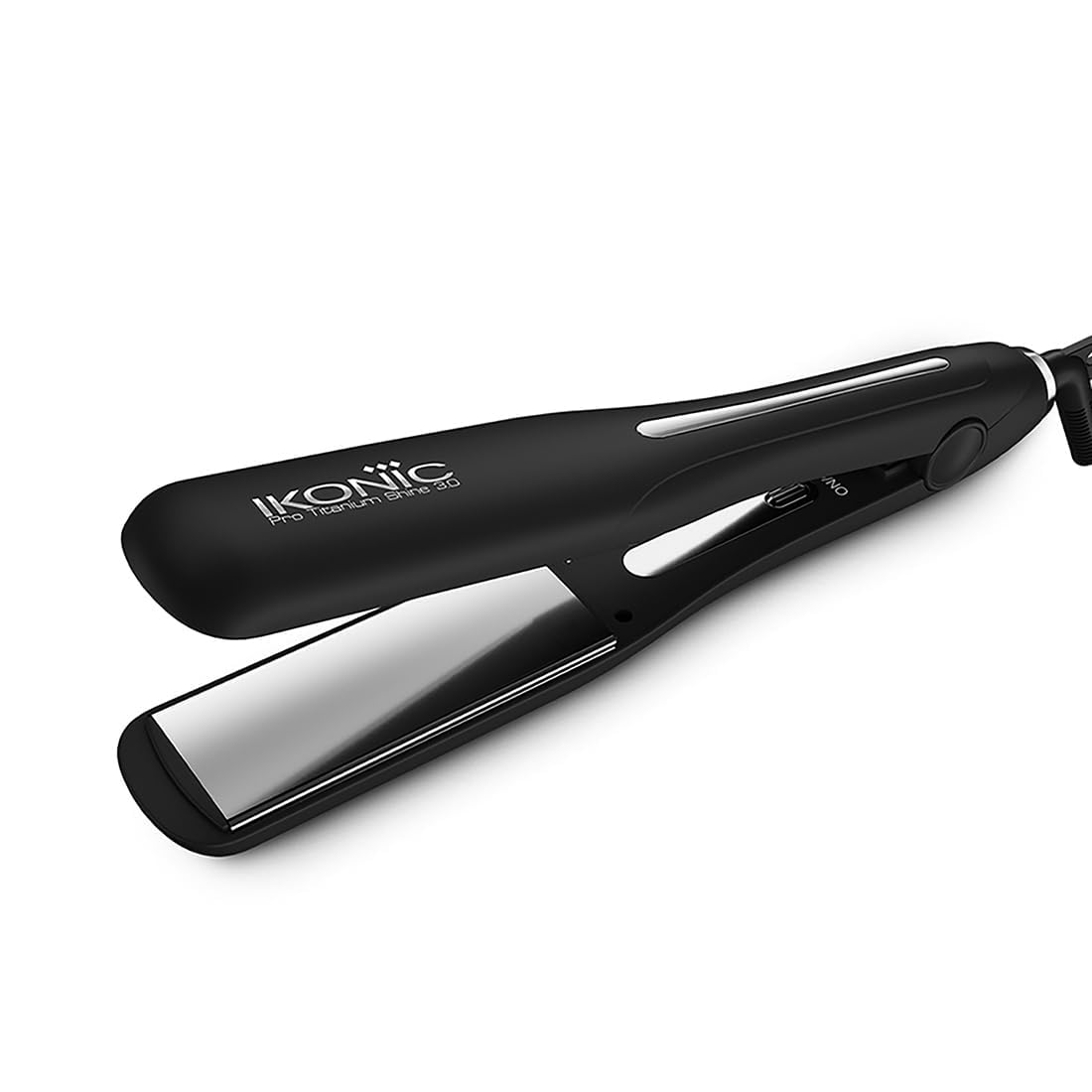 Ikonic Pro Titanium Shine 3.0 Hair Straightener Black with Advanced Professional Dual Titanium Floating Plates, Auto Shut off function, Instant Heat up, Universal Voltage-image-26