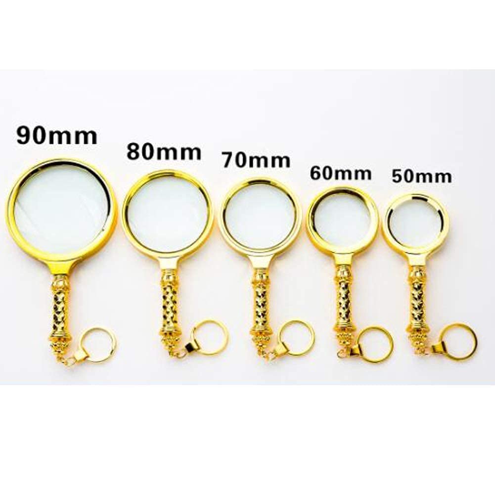 Magnifyiglasses Lenti di ingrandimento Readimagnifier Lente di ingrandimento Portatile Portatile Magnifyiglass 10X ad Alta Definizione Magnifyiglass/D/50Mm