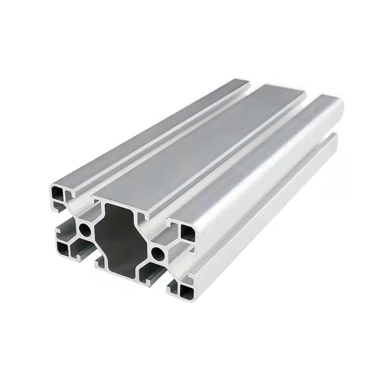4080 Aluminum Profile Extrusion European Standard Linear Rail T-Slot for CNC 3D Printer Parts(Silver,1000mm)