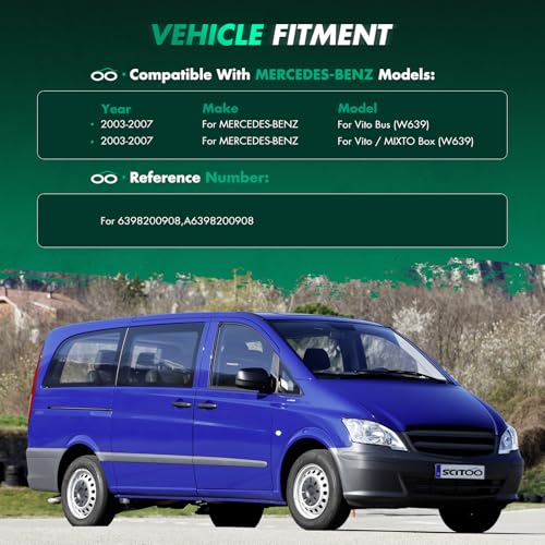 Image of SCITOO Windshield Wiper Motor Compatible for Mercedes-Benz for Vito Bus