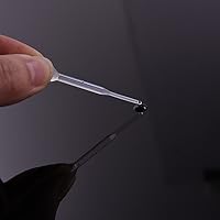 Vista 6 de Mudder 200 piezas de pipetas de transferencia graduadas desechables de 0.2 ml de capacidad, goteros de polietileno