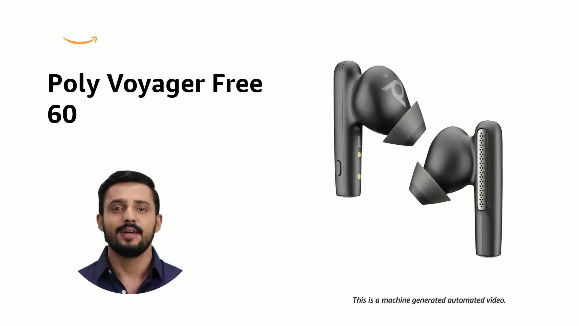 Poly (Plantronics) Voyager Free 60 True Wireless Earbuds, in-Ear w