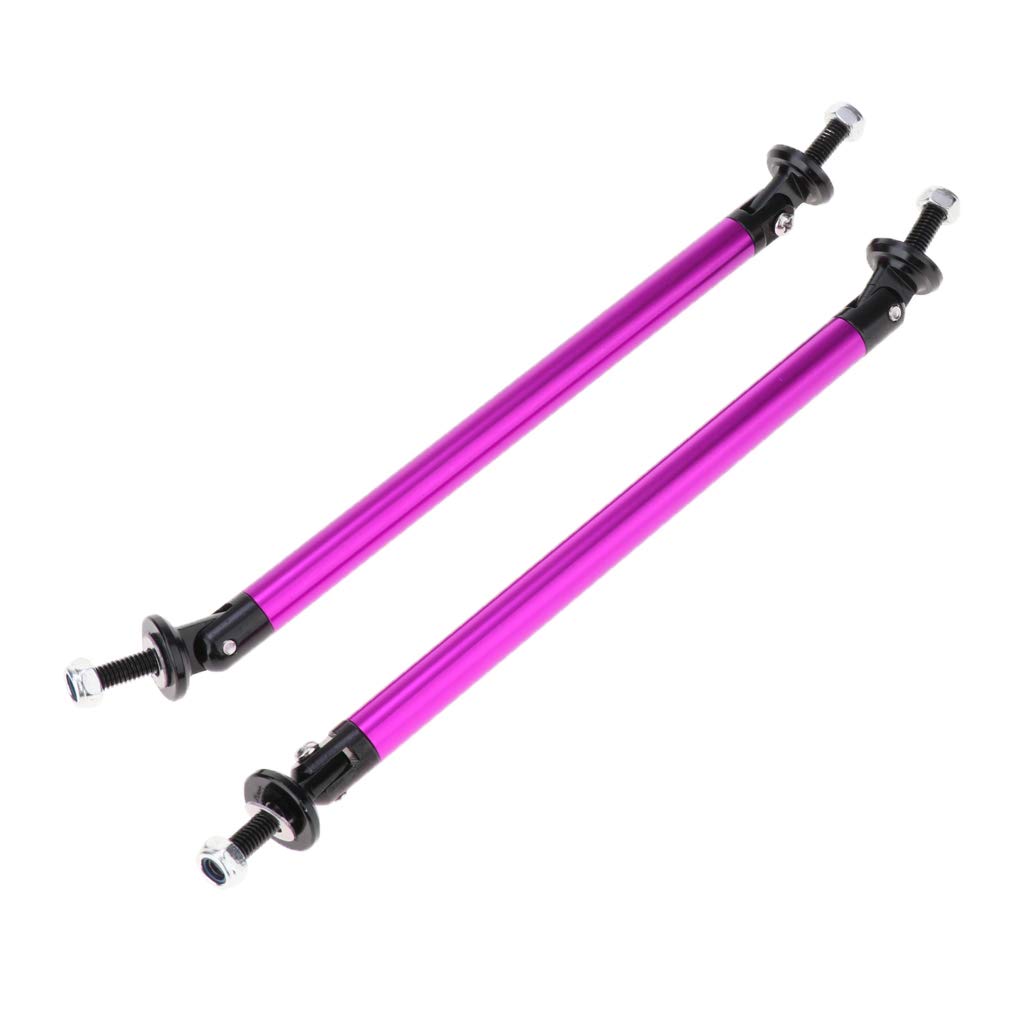 Barres Support Séparateur Pare-chocs ISpchen - Lot De 2 Réglables 100mm Noir