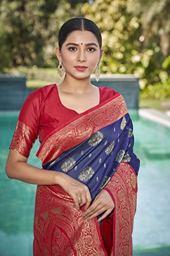 Image of Glory Sarees Women's Banarasi Silk Saree With Blouse Piece (Rich Silk101 Parent)