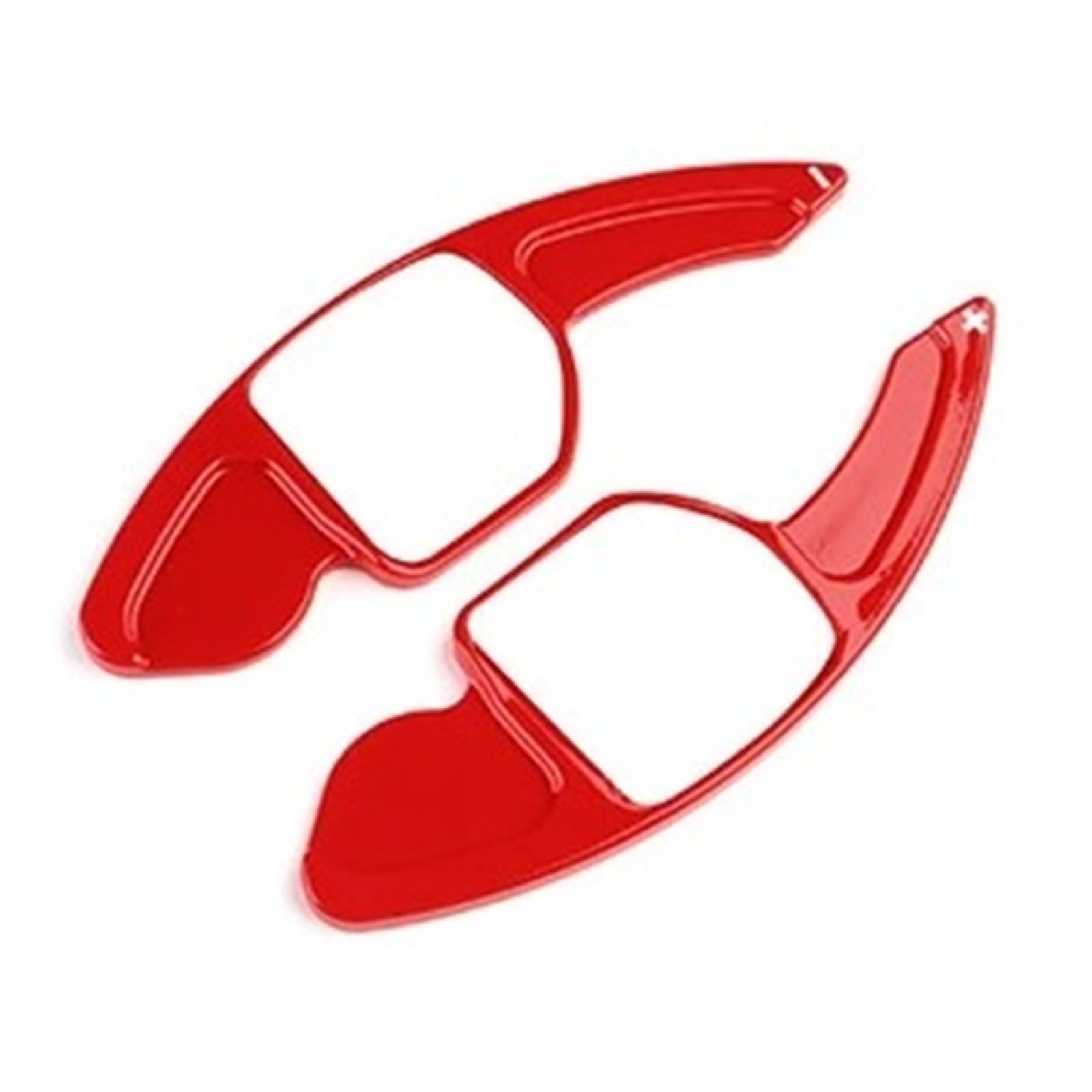 Zhangzhengyao Red Car Steering Wheel Shifter Paddle For Seat For Leon For St For 5F For Fr For Cupra For Ateca For Ibiza 6P Arona For Tarraco Car Steering Wheel Shifter Sticker(Red)