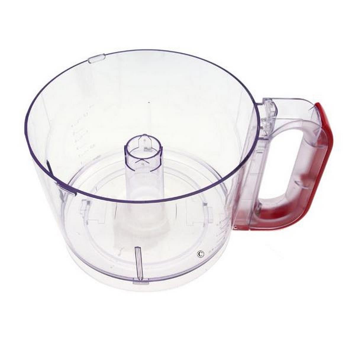 Naked Mincer Bowl for Moulinex FP653GB1 Robot MasterChef 8000/700 RED
