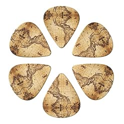 Lot de 6 médiators carte du monde pour guitare acoustique, guitare électrique, basse, ukulélé – fins, moyens et épais. - Les Beatles, Paul McCartney, John Lennon, RIngo Starr, George Harrison Lot de 6 médiators carte du monde pour guitare acoustique, guitare électrique, basse, ukulélé – fins, moyens et épais. – Image 4