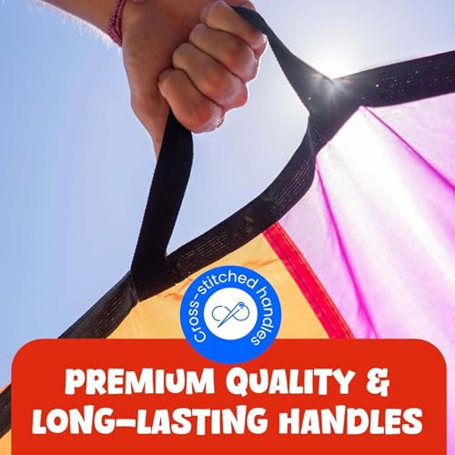 Image of Activejoy- Parachute for Kids- Rainbow Parachute Toys for Kids with 12 Handles - 12 ft Play Parachute Game for Kids