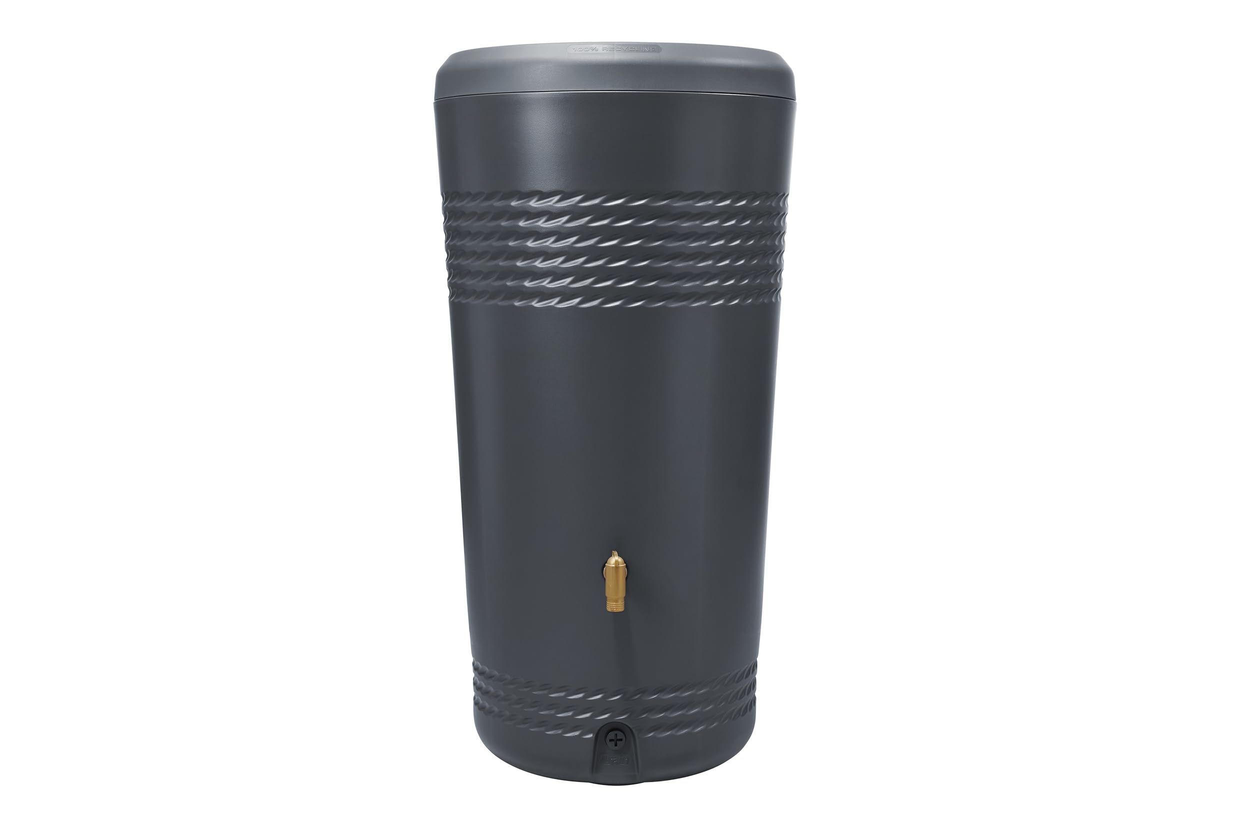 4rain Milo 2en1 depósito de Agua de Lluvia 230 L Graphite Grey | Incl. Jardinera
