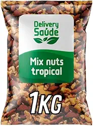 Mix Premium Nuts 1Kg Castanha de Caju/Castanha do Pará/Amêndoas/Nozes/Cranberry/Sem Uva Passa e Sem Amendoim