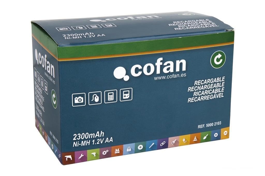 BLISTER 4 PILAS RECARGABLES AA 2300mAh - Unid: 1