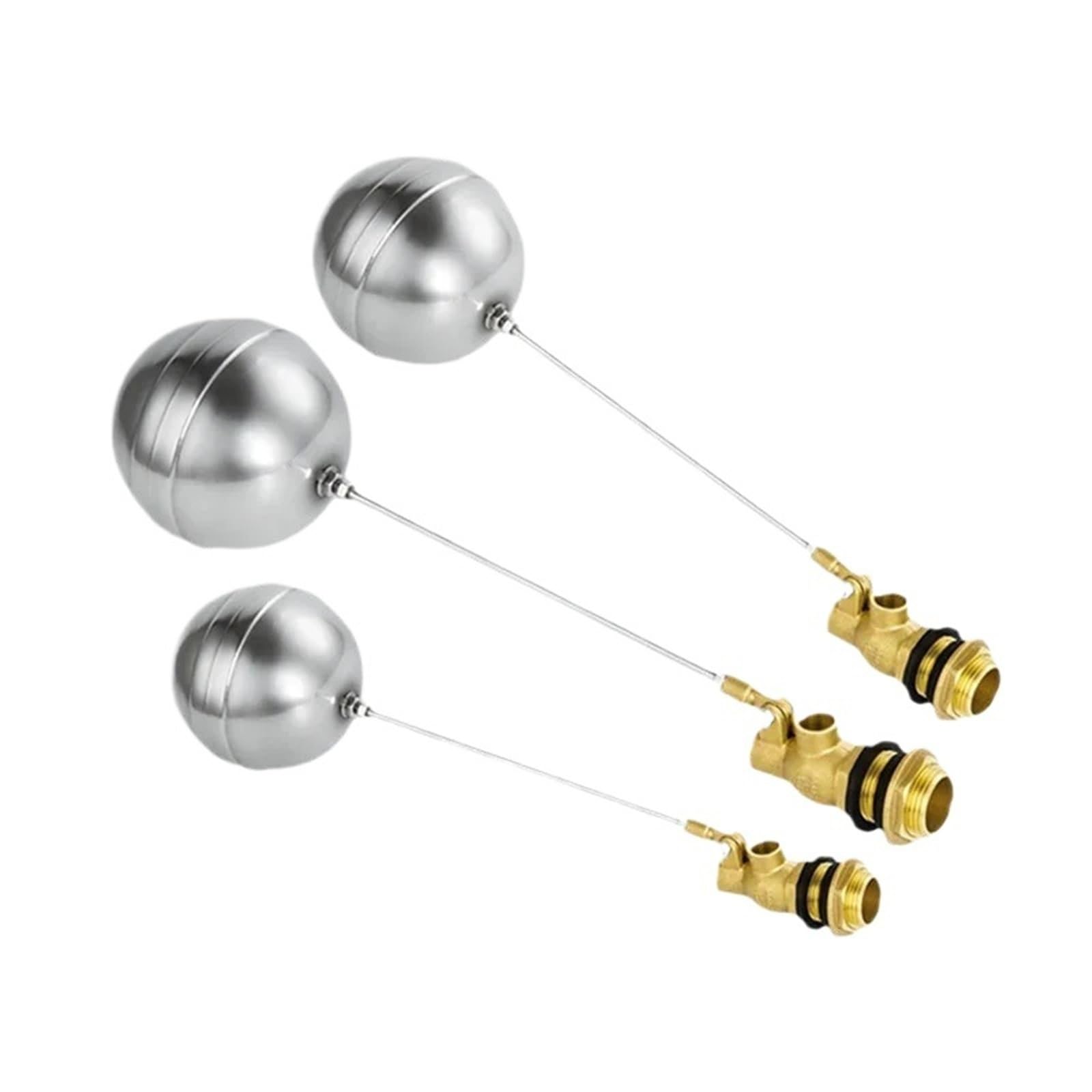DN15/20/25/32/40 Schwimmerventil aus Messing, 1,3 cm, 1,9 cm, 2,5 cm, schwimmender Kugelschaft, Durchflusskontrolle, Spülkasten/Ausgleichsbehälter