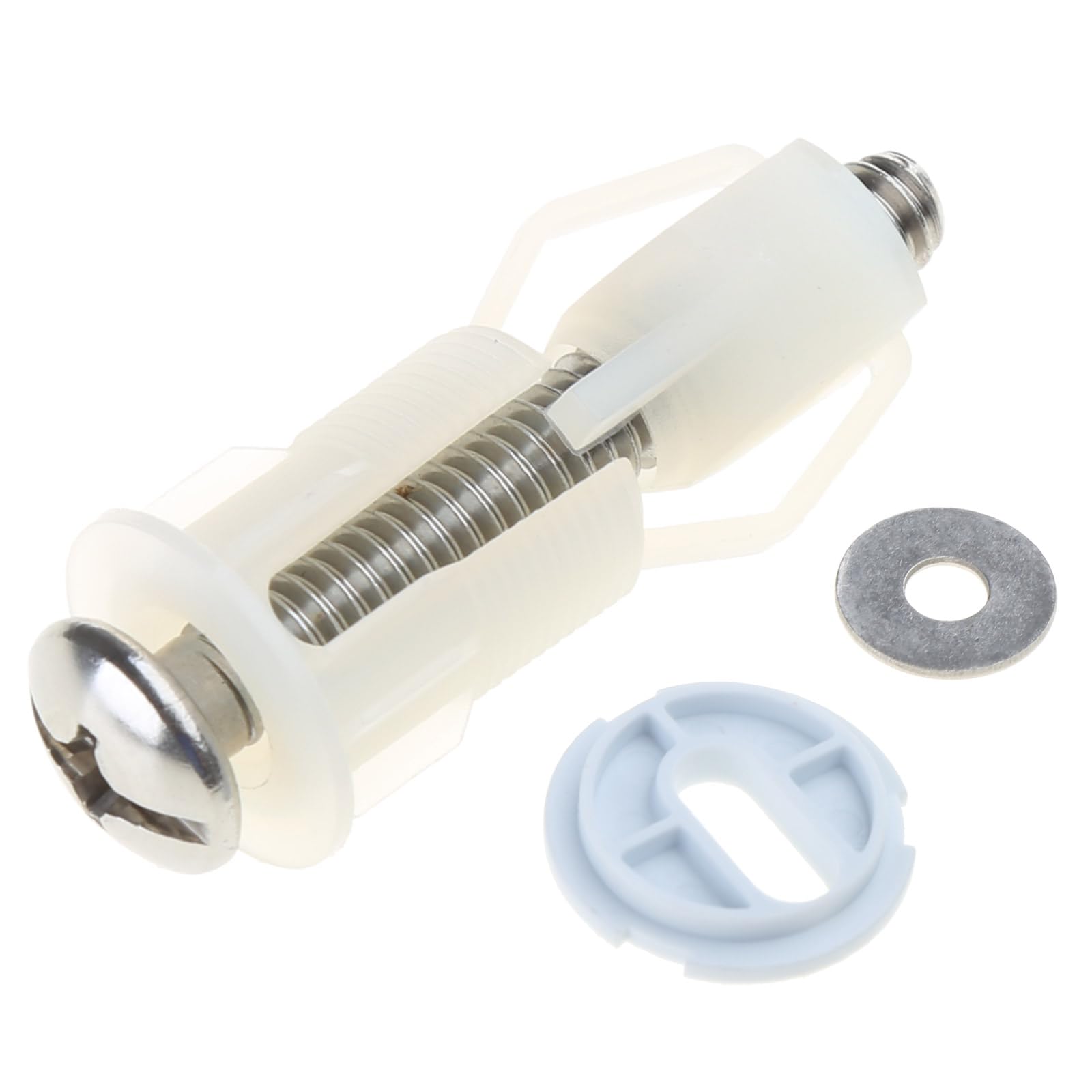 Easy Install Toilet Seat Hinges for Securing Bolts Screws Telescopic Top Nut Screw Replacement 18mm Spacers Easy Install Nylon Hinge