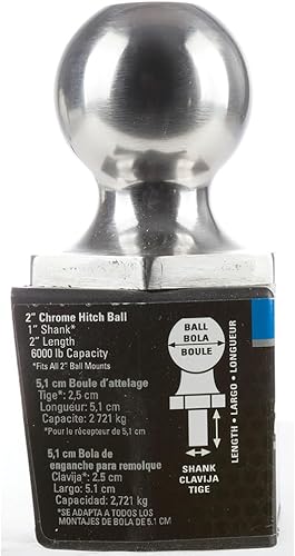 Miniatura 3 de Reese Towpower 7011300 enganche de bola de 2 pulgadas con enclavamiento de acero inoxidable