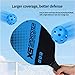 Blue Poplar Pickleball Paddles Set of 2-2 Pickleball Rackets, Bag & 4 Pickleball Balls. Indoor/Outdoor. for All - Beginners, Advanced. Men, Women, Kids. Approved. Play on Beach or Court.