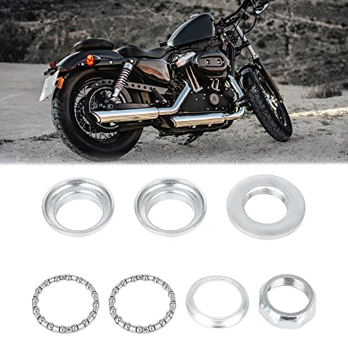 X AUTOHAUX Acciaio Bici Cuffie Filettato Mountain