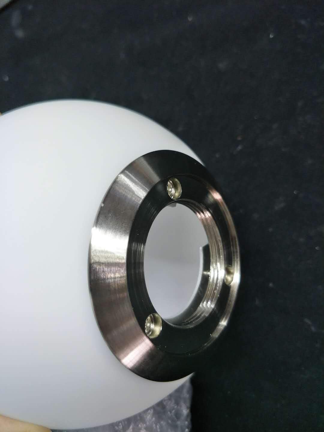 7710 Glass Globe Shade Black（Only applicable to YHTlaeh brand lighting fixtures, please purchase with caution）