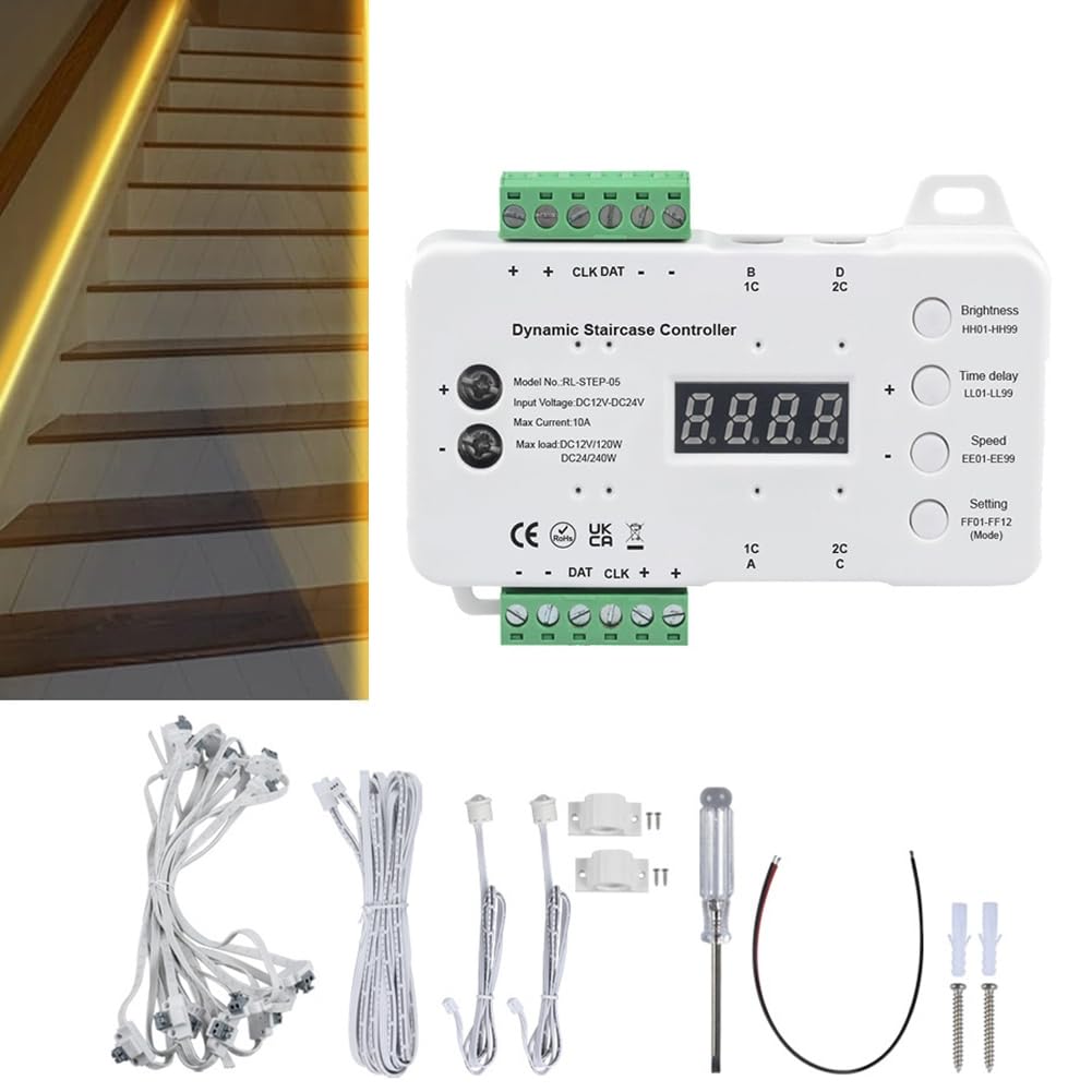 Bloepum Induction Controller Automatic Staircase Light Step Lighting Controller Automatic Staircase Light Step Lighting Controller