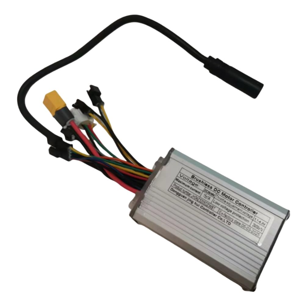 JH34Z3205DZWBT Contrôleur de Vélo Électrique 36/48V 15A Contrôleur de Moteur sans Balais pour Vélo Electrique Scooter E-Bike