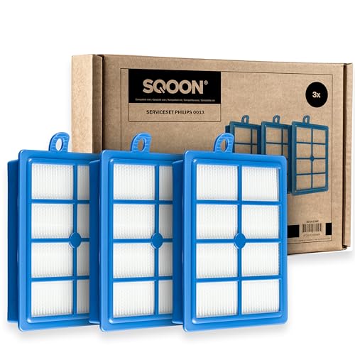 3 filtros HEPA13 para aspiradoras Philips FC8031, Electrolux, AEG y Tornado