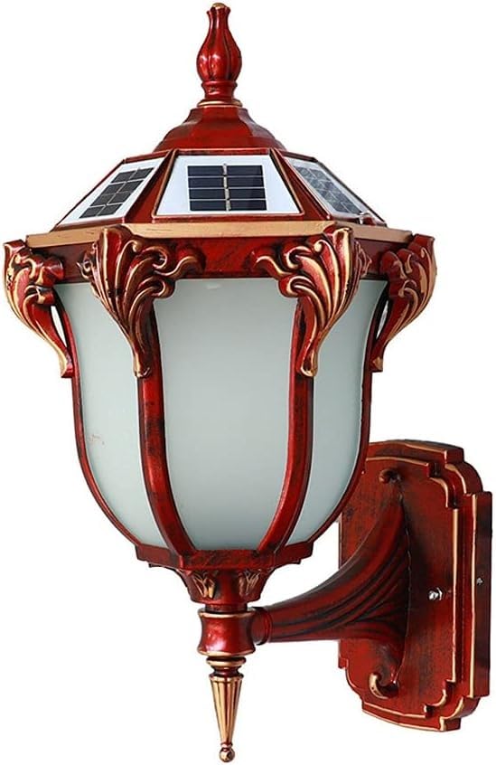 Wall lamp lanterne murale solaire éclairage extérieur verre dépoli