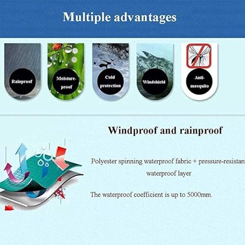 Casa burbuja inflable transparente para camping impermeable miniatura 7