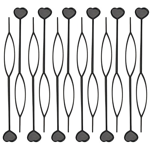 Teemico 12 Pack Quick Beader for Loading Beads/Automatic Hair Beader