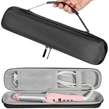 Travel Case for Hair Straightener Bag Hot Tools Curling Iron Travel Straightener Case Electric Hot Comb Flat Iron Hair Straight Styler Only Case, Black