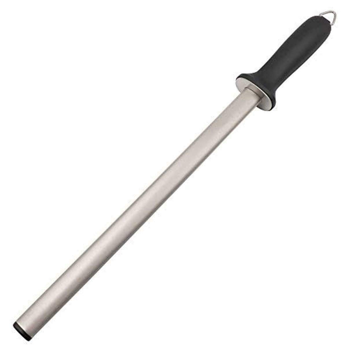 AIHG 10 inch diamant slijpen staaf, diamant koolstofstaal mes slijpen staaf, professionele chef-kok Honing staaf, huishoudelijk mes staal