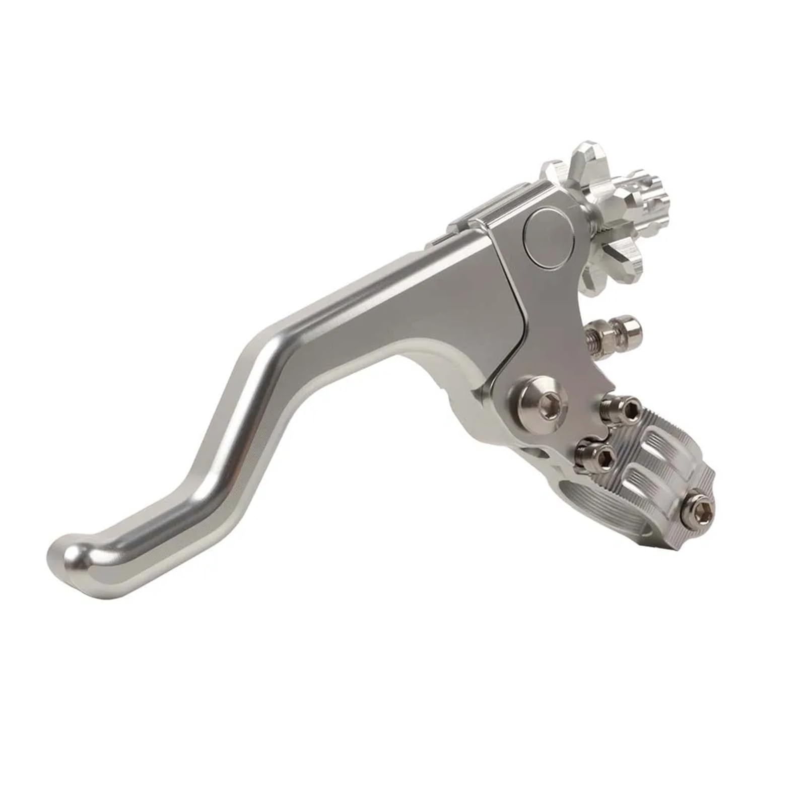 Ywqjiopm Silver Motorcycle Brake Clutch Lever 22Mm 7/8" Handlebar Motorcycle Accessories Short Clutch Lever For Cbr Klx Yz Motorbike Handle Brake Clutch Lever