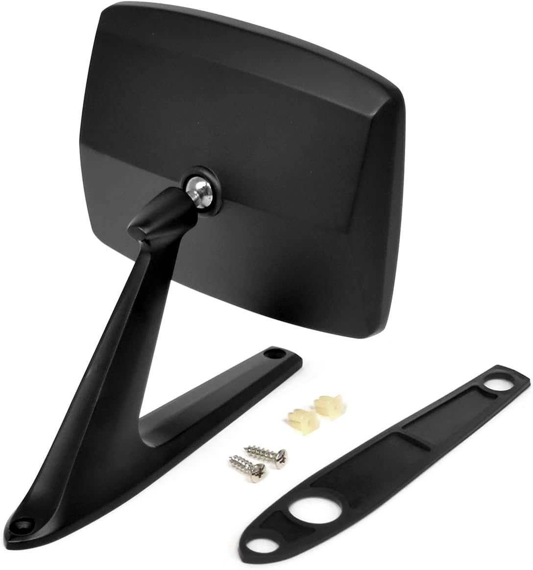 Outside Mirror Satin Black Driver or Passenger Side For Ford F-100 Truck 1966-1979