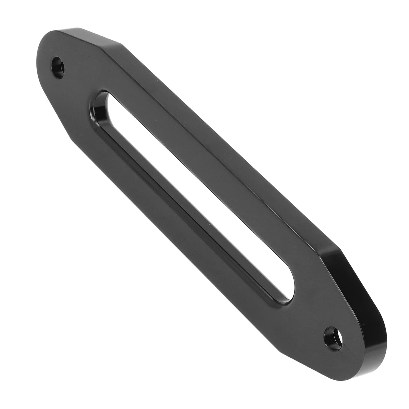 Guide-Câble Latéral,Chargement De 8 000 À 15 000 Lb En Aluminium 10 Pouces Treuil Hawse Fairlead Bords Ronds Guide-Câble À Rouleau De Treuil Atv Pour Utv(Le Noir)