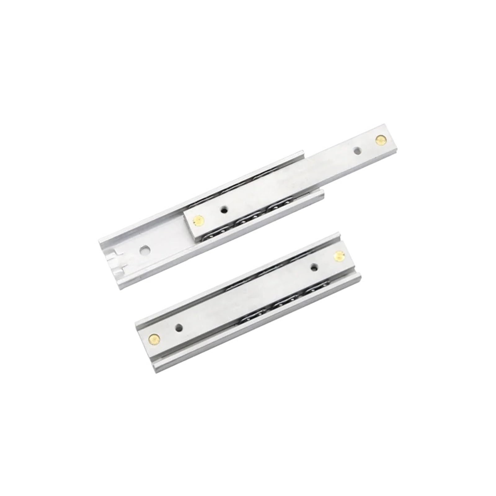 Glissières de tiroir 200mm à roulement billes rail pliable 16mm