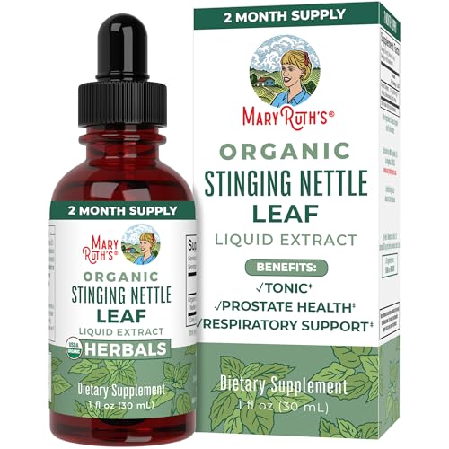 Image of MaryRuth Organics Stinging Nettle Leaf Extract | Detox Supplement Herbal Drops | USDA Organic | Vegan | Non-GMO | Gluten Free | 1 Fluid Oz