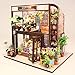 Diy Miniatura Casa De Muñecas Con Muebles, Dollhouse Kit, Tienda de cafe,...