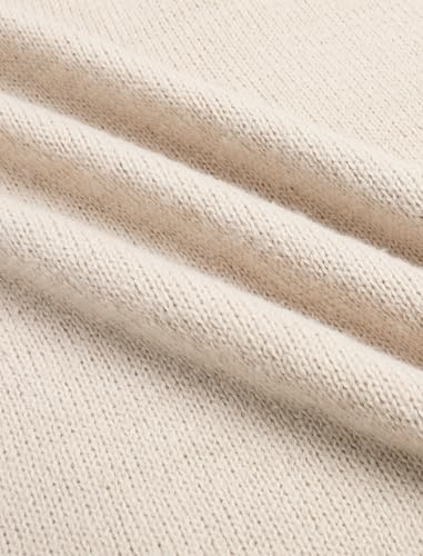 Image of ZAFUL Crew Neck Casual Knit Sweater for Women Cozy Long Sleeves Ribbed Knit Pullover Sweaters Jumper