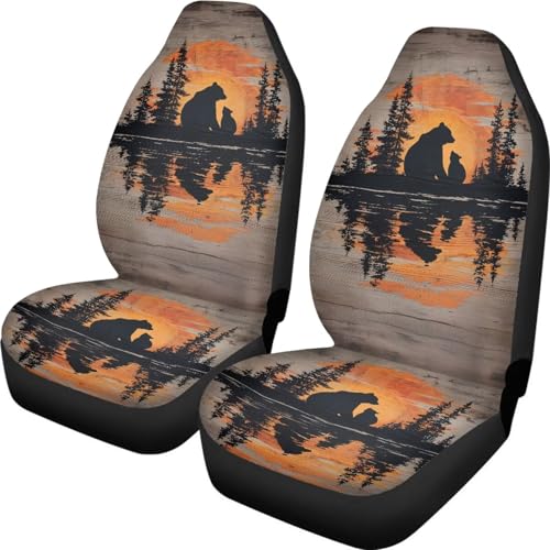 Couvre sièges durable ours 52X138cm résistant aux taches pour siège de voiture