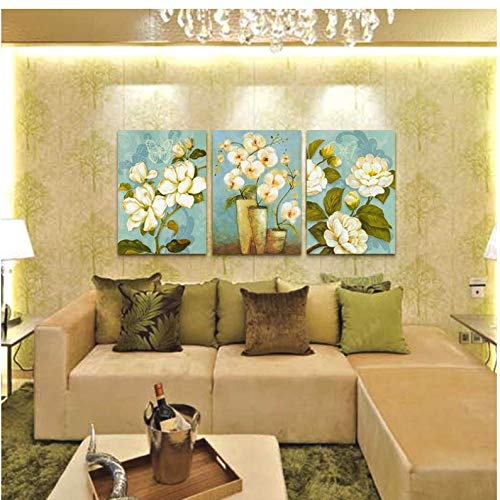 Toile Magnolia 50x70cm peinture moderne pour une déco de salon zen