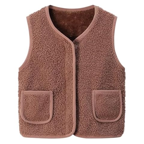 LAEMILIA Fuzzy Sherpa Vest for Kids Cover