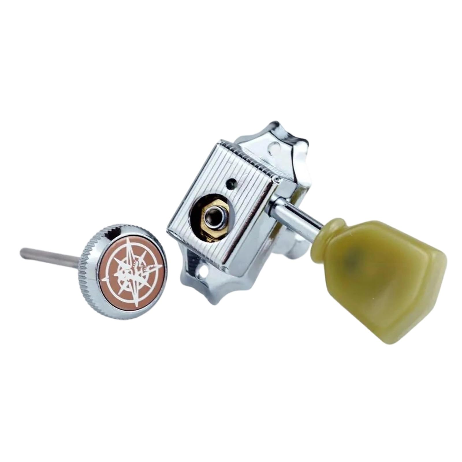 Clavijas De Guitarra Eléctrica Vintage Con Cuerda Bloqueo 3R3L Clavijas Afinación Níquel/cromo(Nickel)