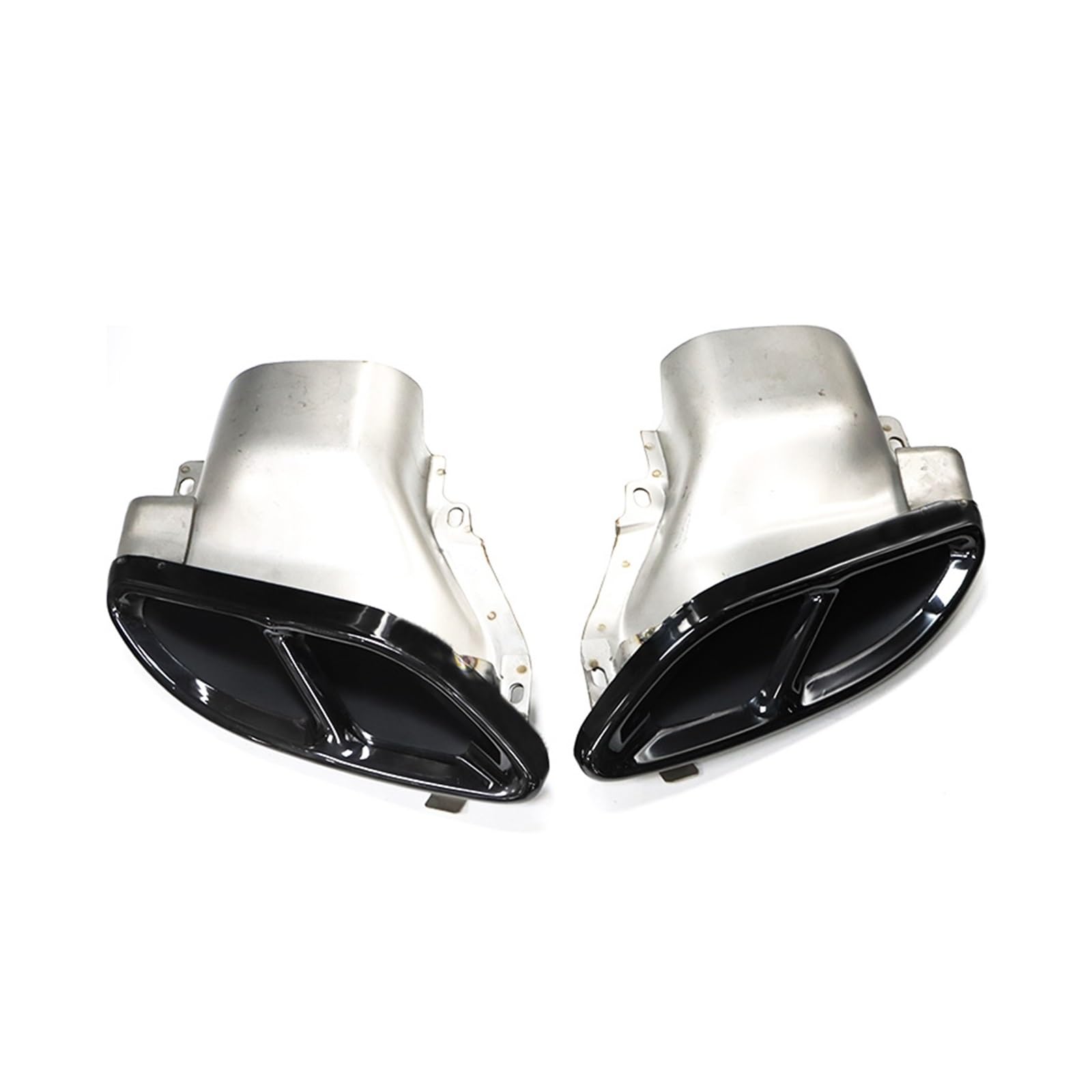 Silencieux pour Benz W213 E300 E200 embout echappement voiture noir - 6