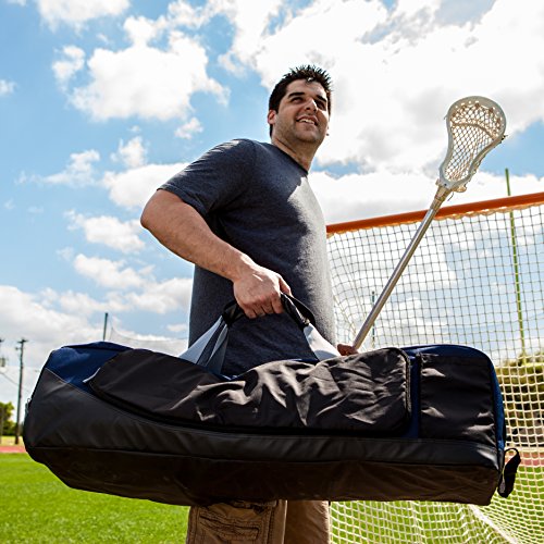 Champion Sports Lacrosse Equipment Bag: Duffel Sports Bag for Men's, Women's, Girls & Boys Gear - Image 8